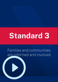 Standard 3: Families and communities are informed and involved