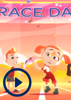 children's foot race