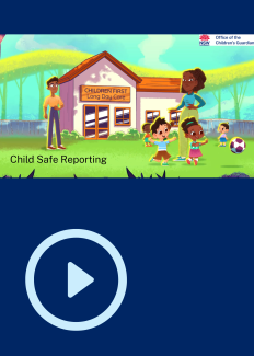 Reporting culture in child-safe organisations animation preview image