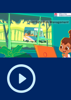 Child safe risk management animation preview image