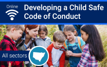 Developing a child safe code of conduct