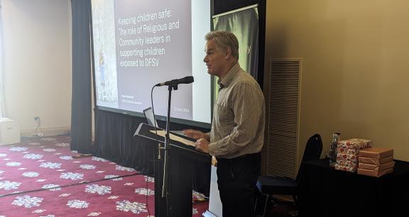 Steve talking about responding to domestic and family violence